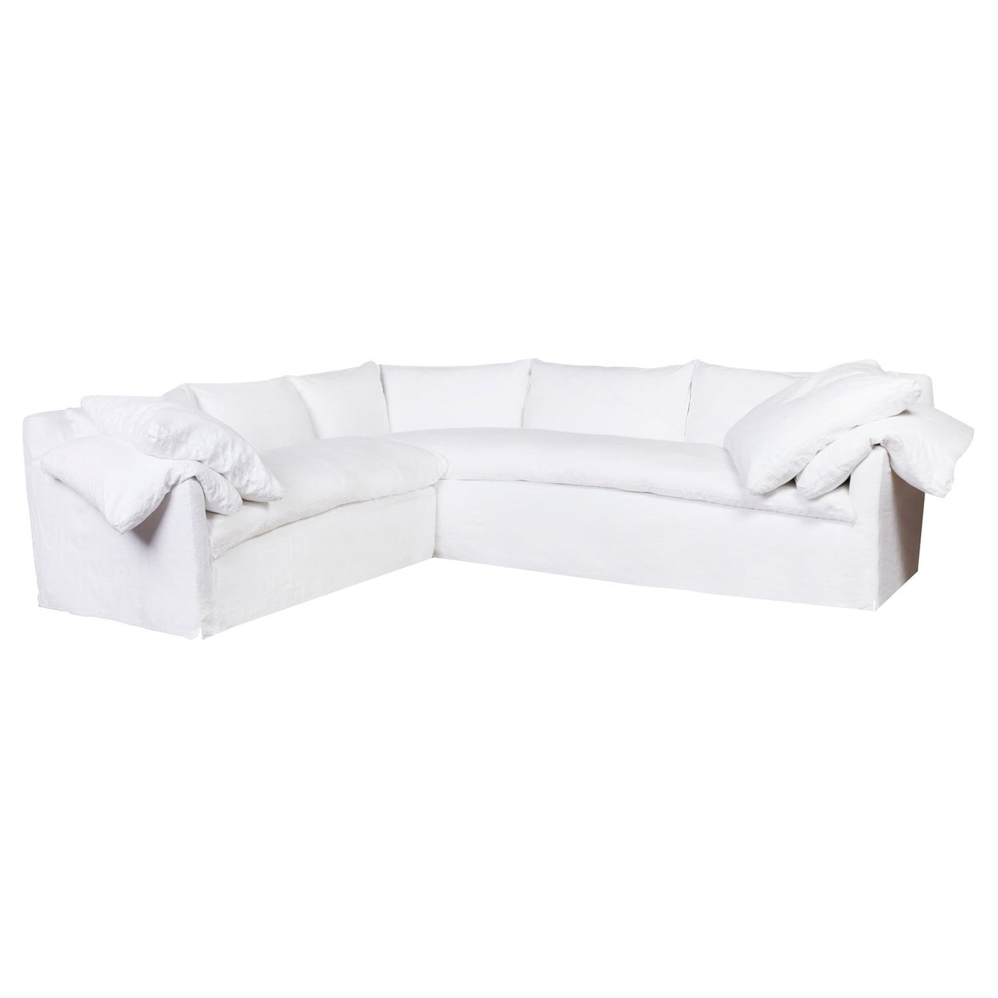 Donato Linen Slipcovered Sectional | shipping 12/9/2025