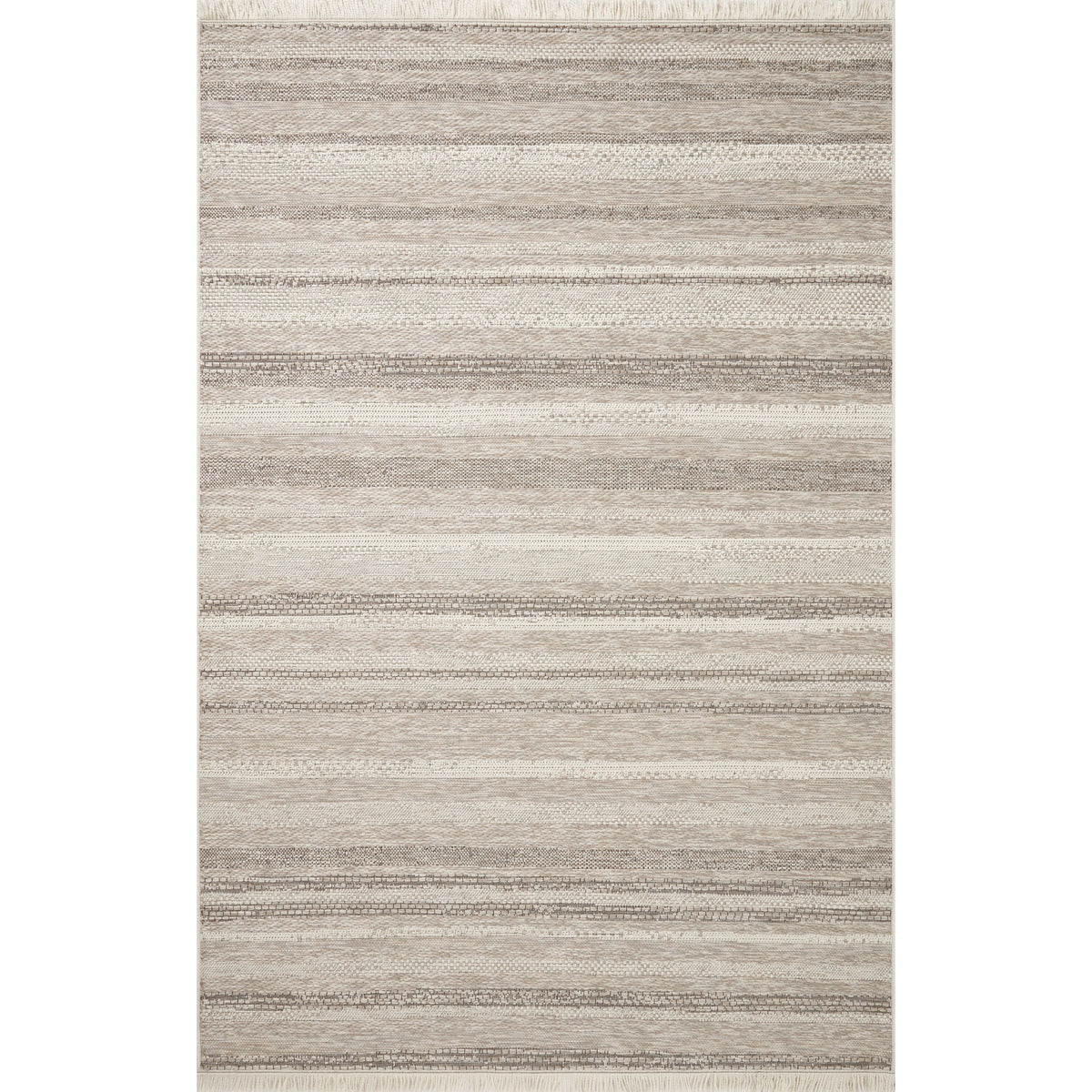 Amber Lewis x Loloi Malibu Ivory / Dove Rug