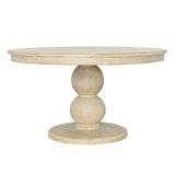 Featuring Ellison Reclaimed Dining Table by Dovetail at Amethyst Home. Celebrating natural beauty, this Ellison dining table is made of warm reclaimed pine wood with a light whitewash finish. You can easily seat 6 armless dining chairs around this beautiful conversational table.
54" diameter x 30"h
Reclaimed Pine Wood. Amethyst Home provides interior design, new home construction design consulting, vintage area rugs, and lighting in the Omaha metro area.
