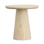 Featuring Avril Travertine Side Table by Dovetail at Amethyst Home. Bring a sense of style and convenience to your home with the Avril Side Table. This eye-catching piece will bring a touch of sophistication to any room, allowing you to enjoy effortless convenience and timeless elegance.Overall Dimensions: 18" W x 18" L x 18" HMaterial : Travertine Stone. Amethyst Home provides interior design, new home construction design consulting, vintage area rugs, and lighting in the Alpharetta metro area.