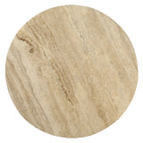 Featuring Avril Travertine Side Table by Dovetail at Amethyst Home. Bring a sense of style and convenience to your home with the Avril Side Table. This eye-catching piece will bring a touch of sophistication to any room, allowing you to enjoy effortless convenience and timeless elegance.Overall Dimensions: 18" W x 18" L x 18" HMaterial : Travertine Stone. Amethyst Home provides interior design, new home construction design consulting, vintage area rugs, and lighting in the Washington metro area.