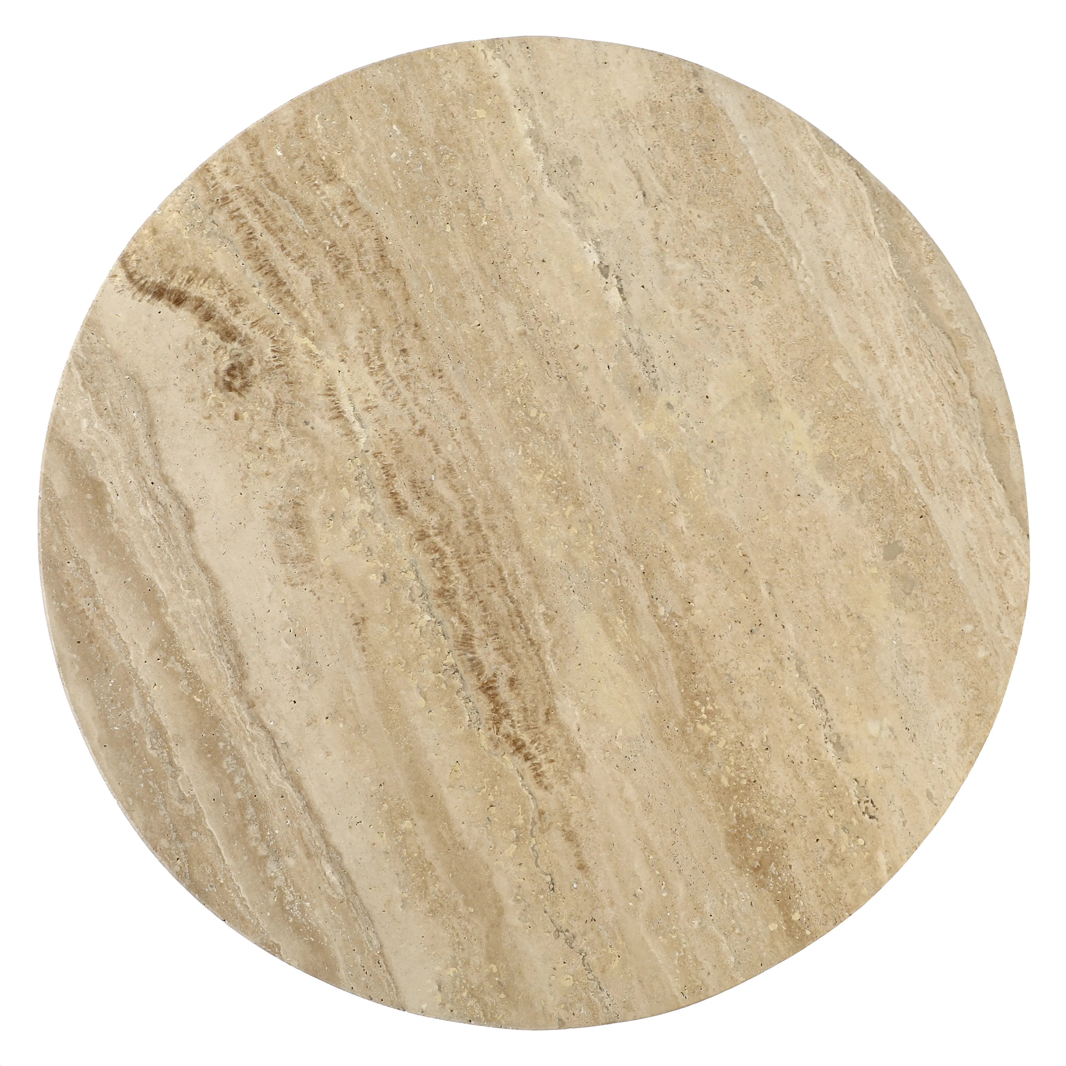 Featuring Avril Travertine Side Table by Dovetail at Amethyst Home. Bring a sense of style and convenience to your home with the Avril Side Table. This eye-catching piece will bring a touch of sophistication to any room, allowing you to enjoy effortless convenience and timeless elegance.Overall Dimensions: 18" W x 18" L x 18" HMaterial : Travertine Stone. Amethyst Home provides interior design, new home construction design consulting, vintage area rugs, and lighting in the Washington metro area.