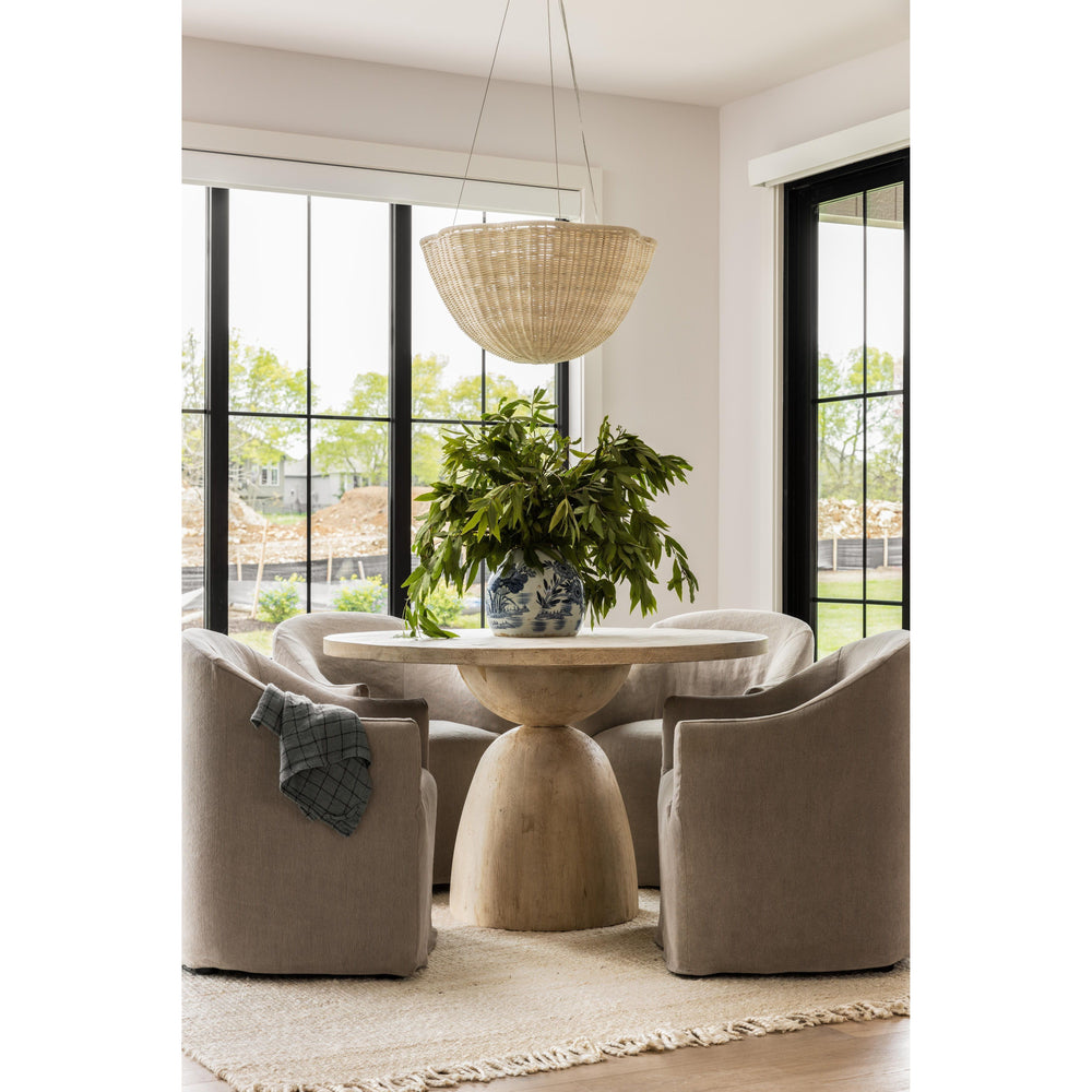 Cabrera Light Warm Wash Dining Table | ready to ship!