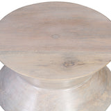 Create a modern statement with our sculpted Decorah Side Table. Handcrafted by skilled artisans in India, this table is made from natural mango wood and finished in a striking whitewash that exudes timeless beauty. It’s winding curves and delicate contours lend visual interest, making it a true work of art for your home. Amethyst Home provides interior design, new home construction design consulting, vintage area rugs, and lighting in the Salt Lake City metro area.