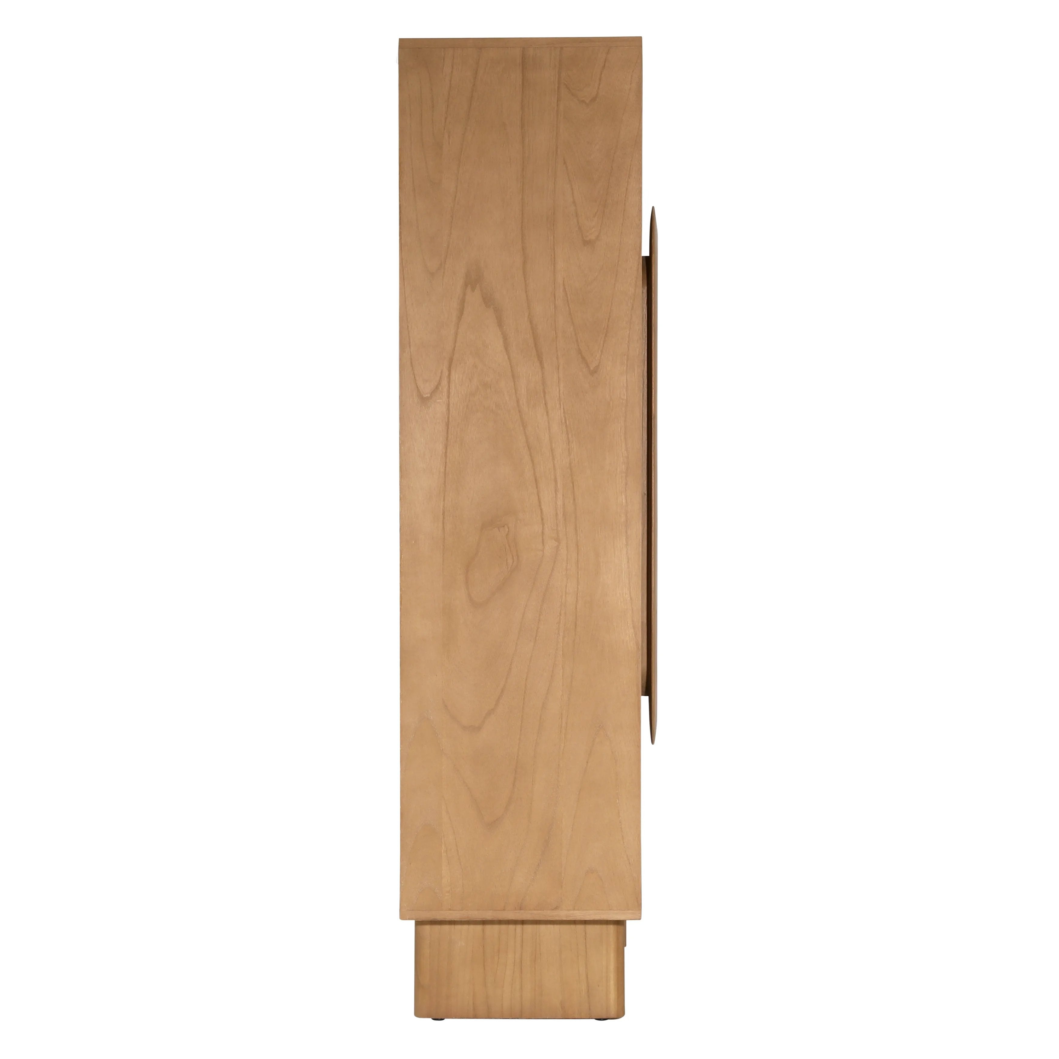 Beautify your living space with the Jada Natural Cabinet. Crafted from wood with a natural finish, this cabinet has ample storage that'll help you organize your space. Enjoy a clean, timeless look for years to come Amethyst Home provides interior design, new home construction design consulting, vintage area rugs, and lighting in the Charlotte metro area.