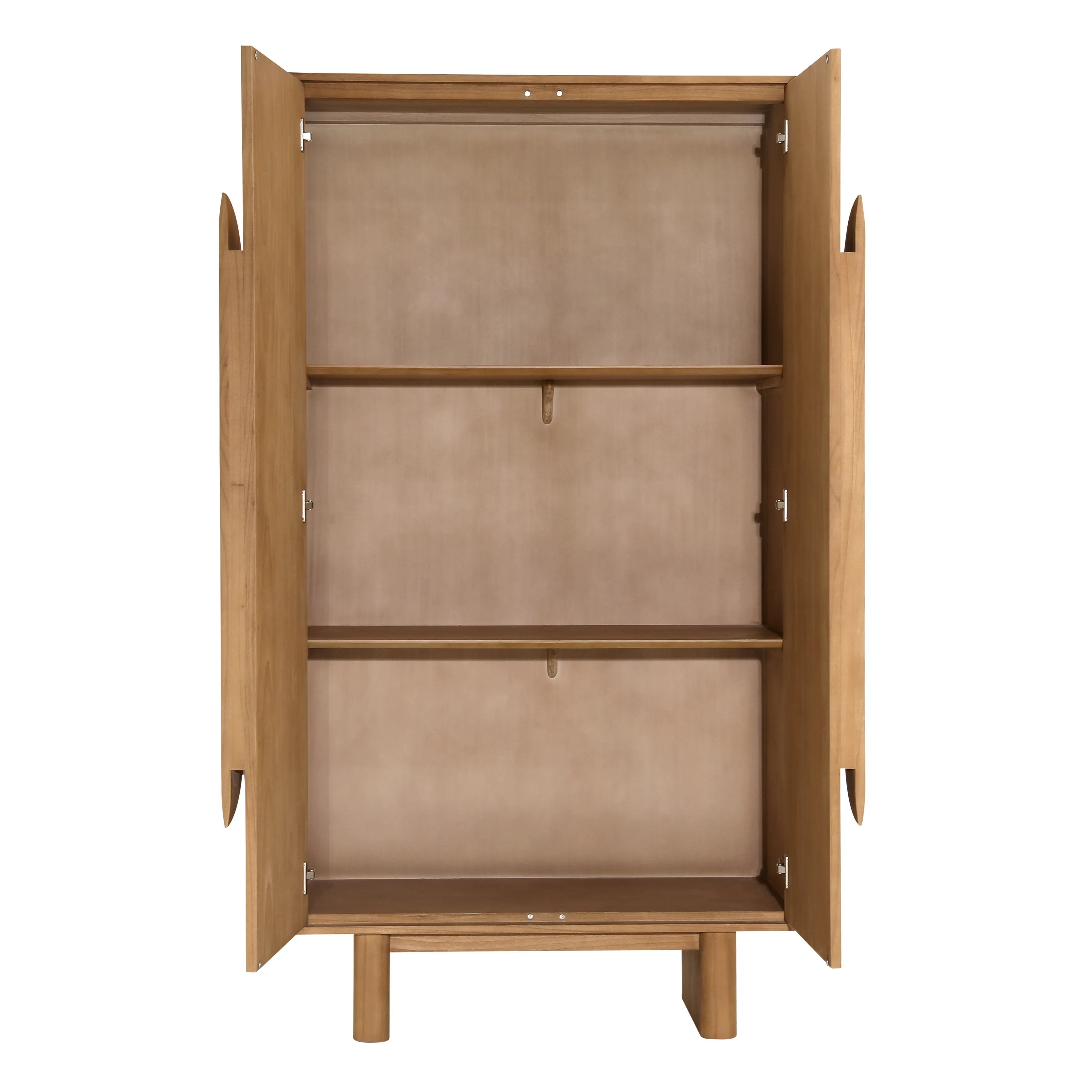 Beautify your living space with the Jada Natural Cabinet. Crafted from wood with a natural finish, this cabinet has ample storage that'll help you organize your space. Enjoy a clean, timeless look for years to come Amethyst Home provides interior design, new home construction design consulting, vintage area rugs, and lighting in the Washington metro area.