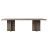 Featuring Latidos Dining Table by Dovetail at Amethyst Home. The Latidos dining table is a sophisticated modern look in grey-washed solid pine.  Seating for 8-10.
105"w x 42"d x 30"h. Amethyst Home provides interior design, new home construction design consulting, vintage area rugs, and lighting in the Calabasas metro area.