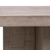 Featuring Latidos Dining Table by Dovetail at Amethyst Home. The Latidos dining table is a sophisticated modern look in grey-washed solid pine.  Seating for 8-10.
105"w x 42"d x 30"h. Amethyst Home provides interior design, new home construction design consulting, vintage area rugs, and lighting in the Houston metro area.