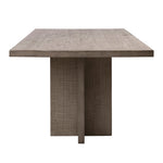 Featuring Latidos Dining Table by Dovetail at Amethyst Home. The Latidos dining table is a sophisticated modern look in grey-washed solid pine.  Seating for 8-10.
105"w x 42"d x 30"h. Amethyst Home provides interior design, new home construction design consulting, vintage area rugs, and lighting in the Park City metro area.