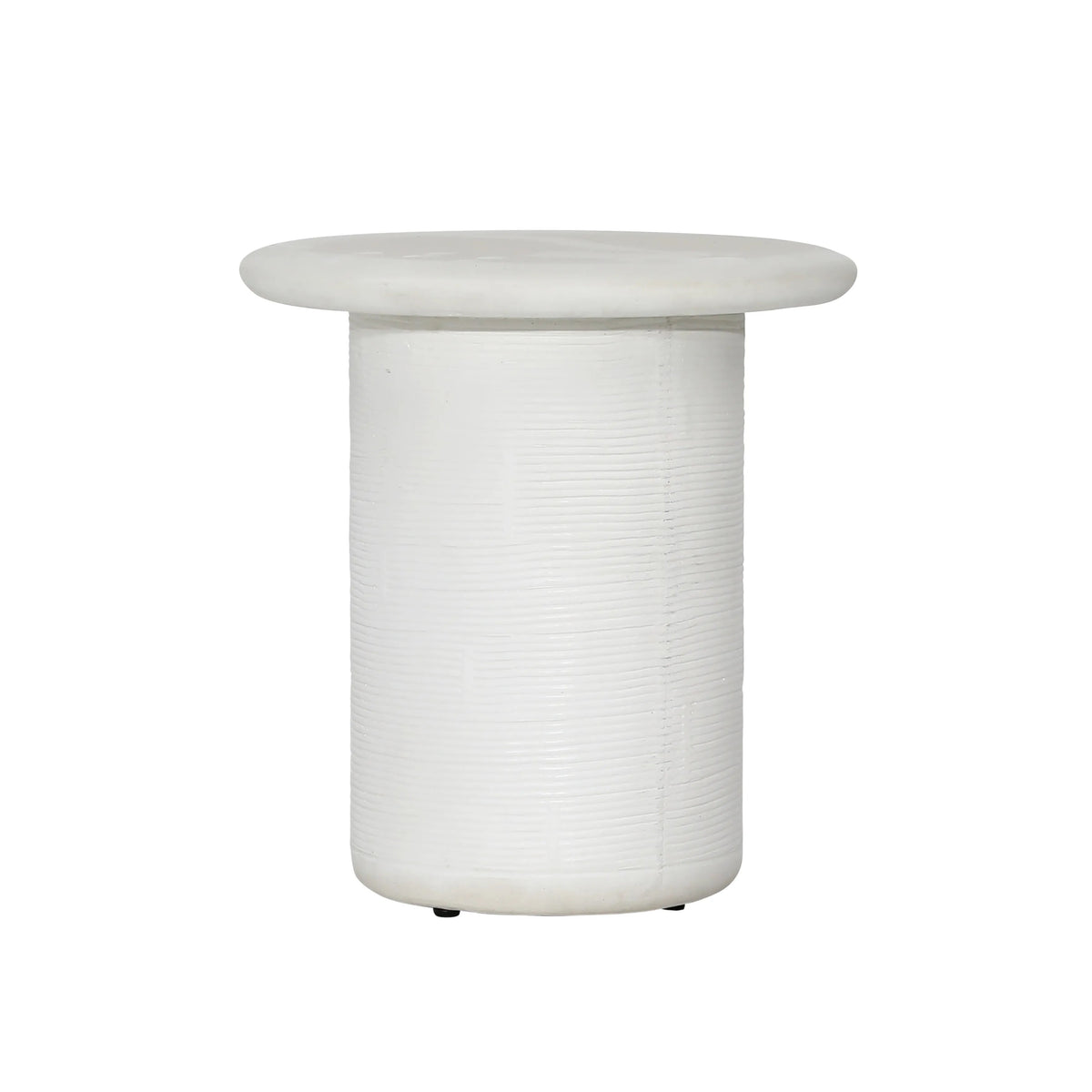 White Concrete Side Table | ready to ship!