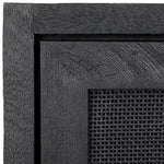 Featuring Owen Black Sideboard by Dovetail at Amethyst Home. This sleek Owen Black Sideboard adds contemporary style and functionality to your living space. Crafted from wood, it provides storage and display options with two drawers and two shelves. Its sleek black finish and minimalistic design bring a modern elegance to any room.
50w x 14d x 32h
Mango wood w. Amethyst Home provides interior design, new home construction design consulting, vintage area rugs, and lighting in the Austin metro area.