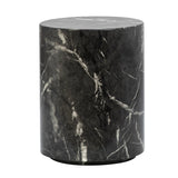 Featuring Regala Side Table by Dovetail at Amethyst Home. Crafted from lightweight concrete and finished with a marbe inspired finish. This 14” round side table is perfectly sized to keep your favorite book or drink within reach. Its contemporary yet classic vibe will add a dash of modern to your bedroom or living room.Overall Dimensions: 14" W x 14" L x 1. Amethyst Home provides interior design, new home construction design consulting, vintage area rugs, and lighting in the Des Moines metro area.