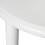 Featuring Lila White Concrete Dining Table by Dovetail at Amethyst Home. Elevate your outdoor dining experience with the Lila White Concrete Dining Table. With its sleek design and sturdy construction, this table provides a stylish and functional addition to any home. Safe for outdoors - enjoy al fresco meals with family and friends, or use it as a gathering sp. Amethyst Home provides interior design, new home construction design consulting, vintage area rugs, and lighting in the Tampa metro area.