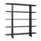 Featuring Rolland Black Bookcase by Dovetail at Amethyst Home. Stay organized with the Rolland Black Bookcase! Its contemporary design with two adjustable shelves ensures you get the storage you need. The black finish adds a modern touch to any room.
Depth : 14 inFinish : Black Sealed FinishHeight : 71 inMaterial : Select HardwoodVolume : 41 cu ftWeight : 1. Amethyst Home provides interior design, new home construction design consulting, vintage area rugs, and lighting in the Park City metro area.