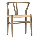 Featuring Rylee Dining Chair by Dovetail at Amethyst Home. A trendy take on a classic mid-century modern favorite dining chair. 
22"w x 22"d x 31"hSeat Depth : 18"Seat Height : 18"Material : Oak Wood Frame and Craft Paper WeavingWeight : 14 lbs. Amethyst Home provides interior design, new home construction design consulting, vintage area rugs, and lighting in the Laguna Beach metro area.