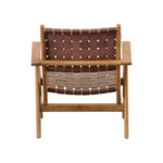 Featuring Sutri Occasional Chair by Dovetail at Amethyst Home. Warm cappuccino leather with comfortable wooden arms - the Sutri chair is an Amethyst fave!  We love the way it looks from the back.
Depth : 28 inFinish : Natural Finish with Brown LeatherHeight : 31 inMaterial : Teak Wood and Full Grain LeatherSeat_depth : 25 inWeight : 29 lbsWidth : 31 in. Amethyst Home provides interior design, new home construction design consulting, vintage area rugs, and lighting in the Omaha metro area.