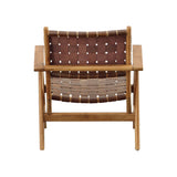 Featuring Sutri Occasional Chair by Dovetail at Amethyst Home. Warm cappuccino leather with comfortable wooden arms - the Sutri chair is an Amethyst fave!  We love the way it looks from the back.
Depth : 28 inFinish : Natural Finish with Brown LeatherHeight : 31 inMaterial : Teak Wood and Full Grain LeatherSeat_depth : 25 inWeight : 29 lbsWidth : 31 in. Amethyst Home provides interior design, new home construction design consulting, vintage area rugs, and lighting in the Omaha metro area.