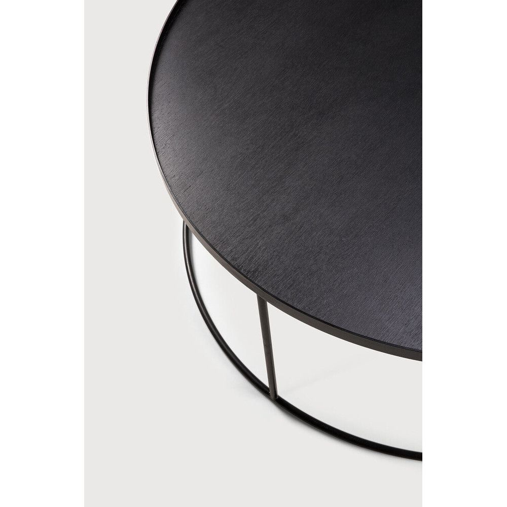 The round tray table is one of our most versatile pieces: while it serves its function as a coffee table, its ability to adopt different trays allows you to mix or match various colors and patterns, creating a personal piece that is uniquely yours. And of course, a set equals twice the fun and creativity. Amethyst Home provides interior design services, furniture, rugs, and lighting in the Miami metro area.