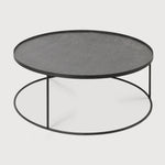 The round tray table is one of our most versatile pieces: while it serves its function as a coffee table, its ability to adopt different trays allows you to mix or match various colors and patterns, creating a personal piece that is uniquely yours. And of course, a set equals twice the fun and creativity. Amethyst Home provides interior design services, furniture, rugs, and lighting in the Omaha metro area.