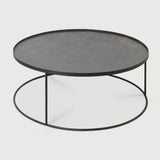 The round tray table is one of our most versatile pieces: while it serves its function as a coffee table, its ability to adopt different trays allows you to mix or match various colors and patterns, creating a personal piece that is uniquely yours. And of course, a set equals twice the fun and creativity. Amethyst Home provides interior design services, furniture, rugs, and lighting in the Omaha metro area.