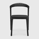 Featuring Bok Outdoor Dining Chair by Ethnicraft at Amethyst Home. Reminiscent of a goat's curved horns, the Bok collection combines sculptural elegance and contemporary crafting into a graceful and airy form. The Bok dining chair in teak is designed for use in the open air, ideal for elevated outdoor entertaining.
Dimensions: 21.5"d x 20"w x 30"h
Brushed : . Amethyst Home provides interior design, new home construction design consulting, vintage area rugs, and lighting in the Portland metro area.