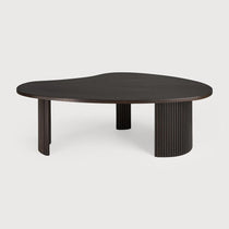Featuring Mahogany Boomerang Coffee Table - Large by Ethnicraft at Amethyst Home. Playful, pebble shapes set on a beautiful, folded, base. The Boomerang coffee table is a fantastic and well-proportioned addition to any space. Configured with the two sizes together, or as a stand-alone, this design is sure to capture attention.
Dimensions: 30"d x 49.5"w x 16"h
F. Amethyst Home provides interior design, new home construction design consulting, vintage area rugs, and lighting in the Miami metro area.