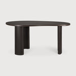 Featuring Boomerang Mahogany Dark Brown Desk by Ethnicraft at Amethyst Home. Inspired by shapes found in nature, the Boomerang collection features a playful, pebble top set on curved legs with a stacked, wood stick effect. The Boomerang desk is a statement piece for any workspace with its organic, eye-catching design unique for the office.
Dimensions: . Amethyst Home provides interior design, new home construction design consulting, vintage area rugs, and lighting in the Salt Lake City metro area.