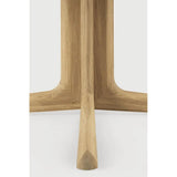 Featuring Corto Dining Table by Ethnicraft at Amethyst Home. Inspired by the vaults within grand architectural designs, the Corto's central-footed base provides both visual interest and practical stability with less leg disturbance for your guests. The solid oak tabletop is crafted into the perfect shape, with unique rounded corners to create welcoming and. Amethyst Home provides interior design, new home construction design consulting, vintage area rugs, and lighting in the Alpharetta metro area.