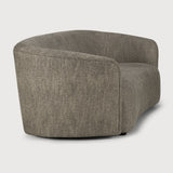 Featuring Ellipse Ash 3 Seater Sofa by Ethnicraft at Amethyst Home. The natural fabric is woven exclusively for Ethnicraft in Belgium. Its coating repels stains, preventing small accidents of life. Available in “ash”, these sophisticated yet simple colors will fit perfectly an urban apartment as well as a country house. To complete the look, mix it with our cushion and throw collection.Item Dim. Amethyst Home provides interior design services, furniture, rugs, and lighting in the Miami metro area.