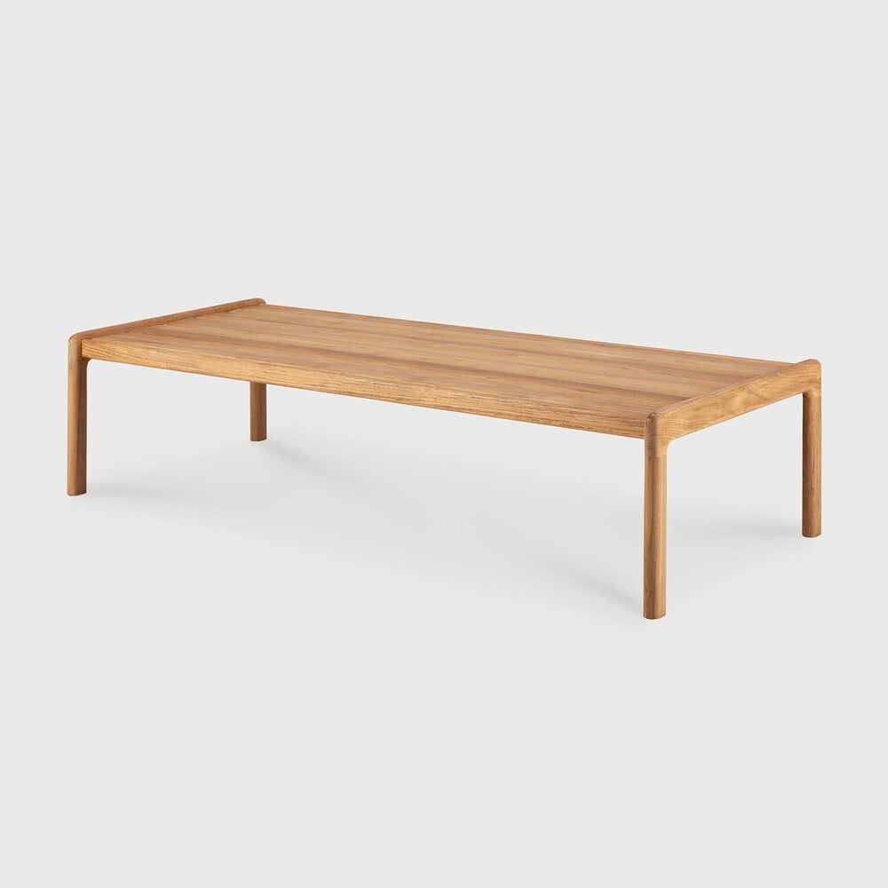Featuring Jack Outdoor Coffee Table Teak by Ethnicraft at Amethyst Home. With the same luxuriant shapes and curves as the wider Jack collection, the Teak Jack coffee table was designed to attract attention as a single item or arranged together in a composition specific to your needs.
Dimensions: 26"d x 59.5"w x 14"h
Floor Protector : YesMain Material : Tea. Amethyst Home provides interior design, new home construction design consulting, vintage area rugs, and lighting in the Des Moines metro area.