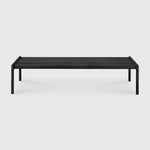 Featuring Jack Outdoor Coffee Table Teak Black by Ethnicraft at Amethyst Home. Alluring from every angle, luxuriant shapes and curves form the basis of the Jack collection. Designed to attract attention with the same clean and classic lines, place the Jack coffee table as a single item or arranged together in a composition specific to your needs.
Dimensions: 2. Amethyst Home provides interior design, new home construction design consulting, vintage area rugs, and lighting in the Dallas metro area.