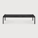 Featuring Jack Outdoor Coffee Table Teak Black by Ethnicraft at Amethyst Home. Alluring from every angle, luxuriant shapes and curves form the basis of the Jack collection. Designed to attract attention with the same clean and classic lines, place the Jack coffee table as a single item or arranged together in a composition specific to your needs.
Dimensions: 2. Amethyst Home provides interior design, new home construction design consulting, vintage area rugs, and lighting in the Dallas metro area.