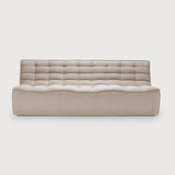 Featuring N701 Beige Modular Sofa Sectional by Ethnicraft at Amethyst Home. The N701 Beige Sofa is an inviting design that oozes comfort and relaxation. By combining the different pieces and sizes, you have unlimited possibilities when it comes to creating your own unique setting. Designed by Jacques Deneef, it’s available in multiple colors and materials.Size for the 1 seater sofa (WxDxH): 31. Amethyst Home provides interior design services, furniture, rugs, and lighting in the Dallas metro area.