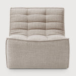 Featuring N701 Beige Modular Sofa Sectional by Ethnicraft at Amethyst Home. The N701 Beige Sofa is an inviting design that oozes comfort and relaxation. By combining the different pieces and sizes, you have unlimited possibilities when it comes to creating your own unique setting. Designed by Jacques Deneef, it’s available in multiple colors and materials.Size for the 1 seater sofa (WxDxH. Amethyst Home provides interior design services, furniture, rugs, and lighting in the Kansas City metro area.