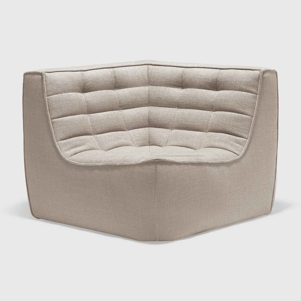 Featuring N701 Beige Modular Sofa Sectional by Ethnicraft at Amethyst Home. The N701 Beige Sofa is an inviting design that oozes comfort and relaxation. By combining the different pieces and sizes, you have unlimited possibilities when it comes to creating your own unique setting. Designed by Jacques Deneef, it’s available in multiple colors and materials.Size for the 1 seater sofa (WxDxH): . Amethyst Home provides interior design services, furniture, rugs, and lighting in the Monterey metro area.