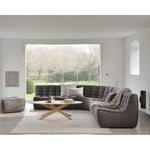 The N701 sofa is an inviting design that oozes comfort and relaxation. By combining the different pieces and sizes, you have unlimited possibilities when it comes to creating your own unique setting. Designed by Jacques Deneef, it’s available in multiple colors and materials. Amethyst Home provides interior design services, furniture, rugs, and lighting in the Los Angeles metro area.