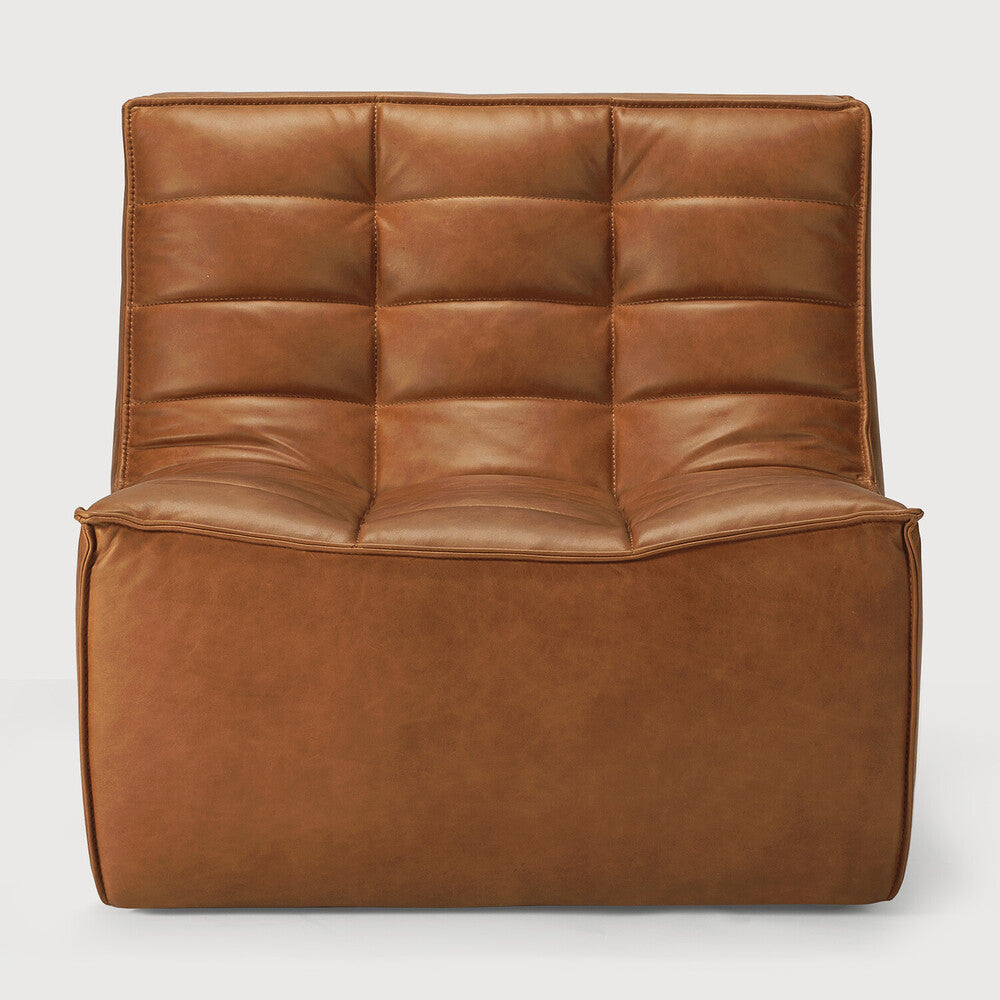Featuring N701 Old Saddle Leather Modular Sofa Sectional by Ethnicraft at Amethyst Home. The N701 Old Saddle Leather Sofa is an inviting design that oozes comfort and relaxation. By combining the different pieces and sizes, you have unlimited possibilities when it comes to creating your own unique setting. Designed by Jacques Deneef, it’s available in multiple colors and materials.
Size f. Amethyst Home provides interior design services, furniture, rugs, and lighting in the Kansas City metro area.
