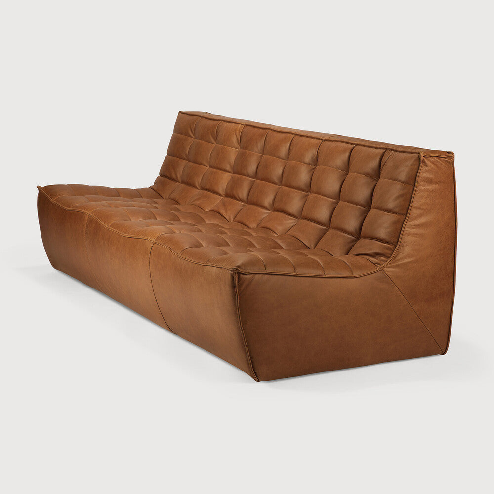 Featuring N701 Old Saddle Leather Modular Sofa Sectional by Ethnicraft at Amethyst Home. The N701 Old Saddle Leather Sofa is an inviting design that oozes comfort and relaxation. By combining the different pieces and sizes, you have unlimited possibilities when it comes to creating your own unique setting. Designed by Jacques Deneef, it’s available in multiple colors and materials.
Size for the. Amethyst Home provides interior design services, furniture, rugs, and lighting in the Tampa metro area.