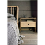 Featuring Oak Spindle Bed by Ethnicraft at Amethyst Home. The Oak Spindle Bed found its inspiration in the traditional spinning wheel and incorporates perfectly aligned spokes into the headboard. Slightly tapered legs and rounded edges add a soft, sensual quality to this beautiful bedroom collection.
For regular dusting use a dry cloth. For cleaning or in case of a spill, use a damp cloth a. Amethyst Home provides interior design services, furniture, rugs, and lighting in the Calabasas metro area.
