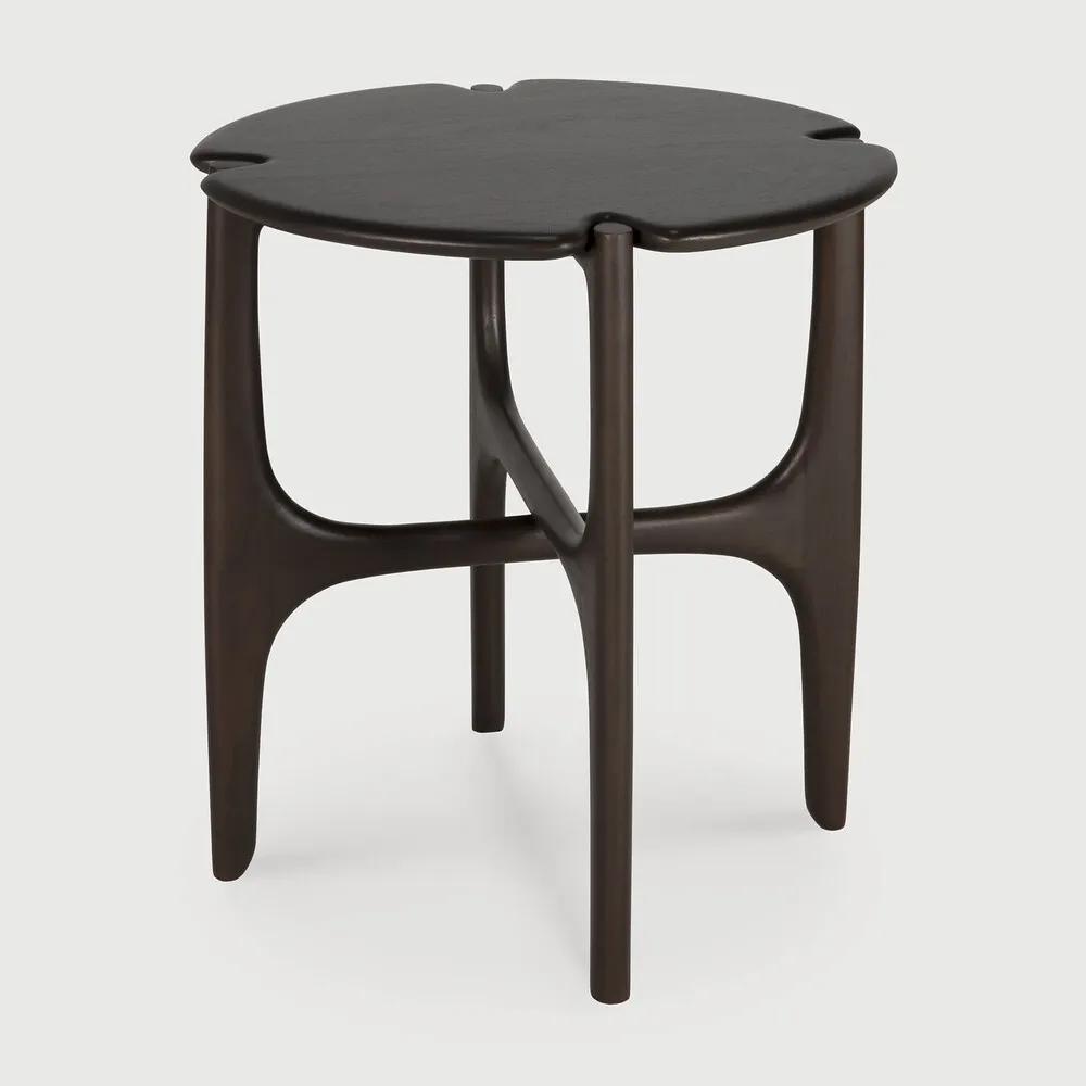 Featuring PI Side Table by Ethnicraft at Amethyst Home. The PI collection honors nature’s design, by keeping the strength, curves, and lines, as nature intended. Interesting shapes are discovered in this sleek and stylish, polished imperfect, finish. Each PI side table is finished by hand to ensure that the individual character of the wood is respected. Desi. Amethyst Home provides interior design, new home construction design consulting, vintage area rugs, and lighting in the Monterey metro area.