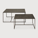 Featuring Pentagon Nesting Coffee Table Set Whisky by Ethnicraft at Amethyst Home. Relying on some of the oldest artistic ancestral techniques, the Pentagon nesting coffee tables are created and shaped by our skilled artisans. Natural mineral powders and pigments blend to form the table’s whisky color and unique finish. Sold as a set of two, offering maxim. Amethyst Home provides interior design, new home construction design consulting, vintage area rugs, and lighting in the Alpharetta metro area.