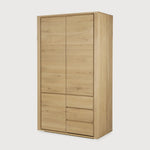 Featuring Shadow Dresser Oak by Ethnicraft at Amethyst Home. Durable, elegant and convenient, the Shadow dresser features three doors and two drawers. Made from solid oak.
Dimentions: 24"d x 45.5"w x 79"h
Anti-tipping mechanism : YesFinish : OiledMain Material : OakSolid wood : Yes. Amethyst Home provides interior design, new home construction design consulting, vintage area rugs, and lighting in the Kansas City metro area.