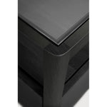 With its one drawer, open space and slightly tapered legs, the Spindle bedside table is the perfect no-nonsense companion for the striking Spindle bed. Amethyst Home provides interior design, new home construction design consulting, vintage area rugs, and lighting in the Scottsdale metro area.