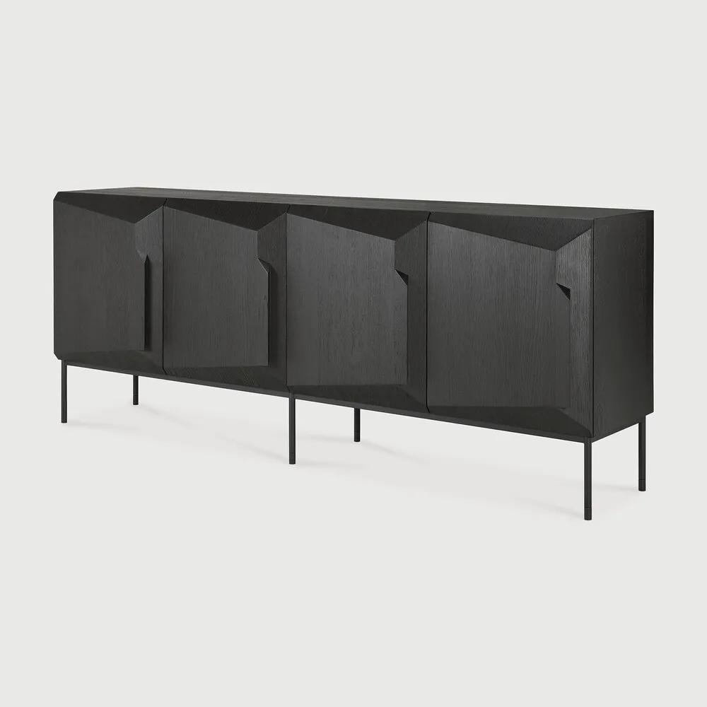Featuring Stairs Sideboard by Ethnicraft at Amethyst Home. An angular composition, designed by Alain van Havre, forms the heart of a design that aims to distance itself from traditional static and immobile surfaces. A unique sense of volume is created which alters your perception of the sideboard as you walk by.
Dimensions: 18.5"d x 79"w x 31.5"h
Adjustabl. Amethyst Home provides interior design, new home construction design consulting, vintage area rugs, and lighting in the Alpharetta metro area.
