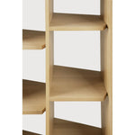 Featuring Stairs Rack Oak by Ethnicraft at Amethyst Home. An angular composition, designed by Alain van Havre, forms the heart of a design that aims to distance itself from traditional static and immobile surfaces. By perfectly aligning multiple angles, a unique sense of volume is created. When we then add light to the equation, the multi-faceted oak c. Amethyst Home provides interior design, new home construction design consulting, vintage area rugs, and lighting in the Salt Lake City metro area.