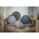 A subdued color palette meets captivating motifs inspired by nature and travel. This White Slice wooden tray experiments with the balance between rich patterns offset with muted tones, revealing the beauty behind the deceivingly ordinary subjects from which inspiration is drawn. In doing so, this collection captures the essence of timelessness. Amethyst Home provides interior design services, furniture, rugs, and lighting in the Dallas metro area.