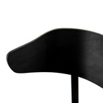 Featuring Franco Black Dining Chair by Four Hands at Amethyst Home. We love the exaggerated winged back of this Franco Black Dining Chair. The jet black finish brings a modern look to this mid-century style. 
Overall Dimensions: 20.50"W x 19.25"L x 30.25"HColors: Black Veneer, BlackMaterials: Ash Veneer, Solid AshWeight: 12.13 lbVolume: 5.83 cu ftSeat Dep.  Amethyst Home provides interior design, new home construction design consulting, vintage area rugs, and lighting in the Washington metro area.