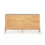 Featuring Rosedale 6 Drawer Dresser by Four Hands at Amethyst Home. The light-finished oak of this Rosedale 6 Drawer Dresser brings a clean, brightness to any room. With six spacious drawers and iron hardware wrapped in a gorgeous, tan leather, this is a functional and beautiful piece to add to your bedroom or other area. 
Overall Dimensions: 62.50"W x 1.  Amethyst Home provides interior design, new home construction design consulting, vintage area rugs, and lighting in the Kansas City metro area.