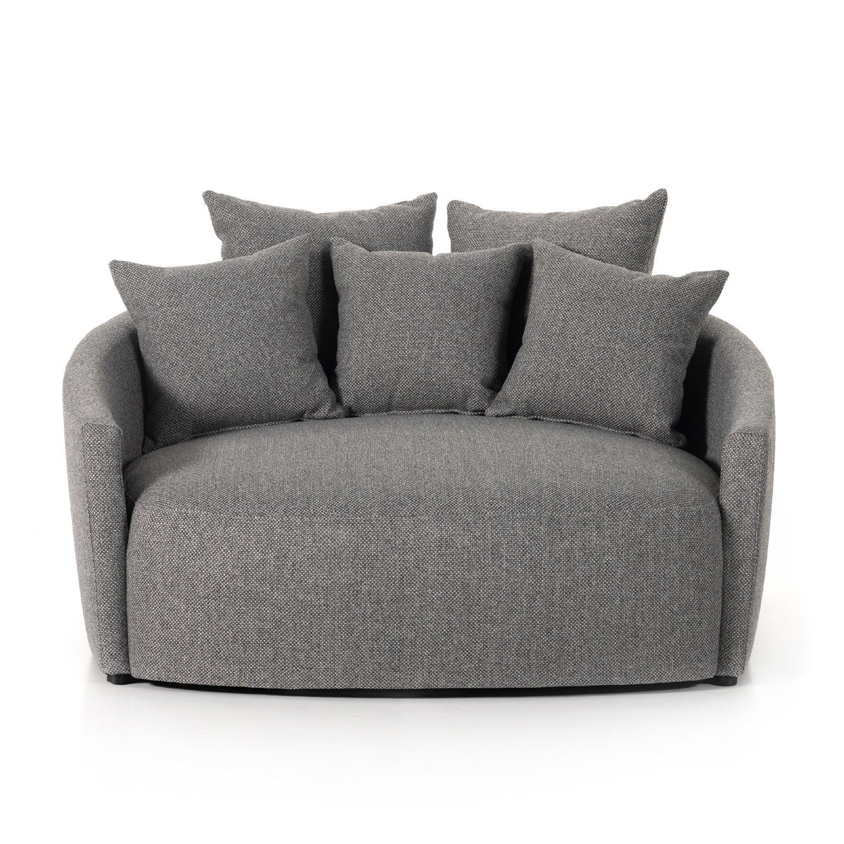 Chloe Fallon Charcoal Media Lounger | ready to ship!