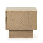 Featuring Lennon Travertine Nightstand by Four Hands at Amethyst Home. Warm travertine is the highlight of this modern nightstand.  The Lennon nightstand is wonderful as it has a smaller footprint yet great storage.
Overall Dimensions: 22"W x 25"L x 22.75"HColors: Yucca Oak, TravertineMaterials: Oak Veneer, Solid TravertineWeight: 88.18 lb. Amethyst Home provides interior design, new home construction design consulting, vintage area rugs, and lighting in the Omaha metro area.